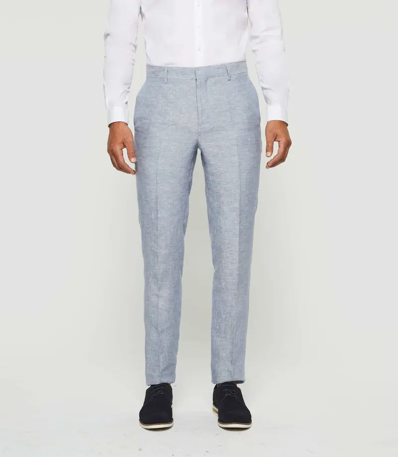 Pantalon ville bleu ciel "Bieloc"