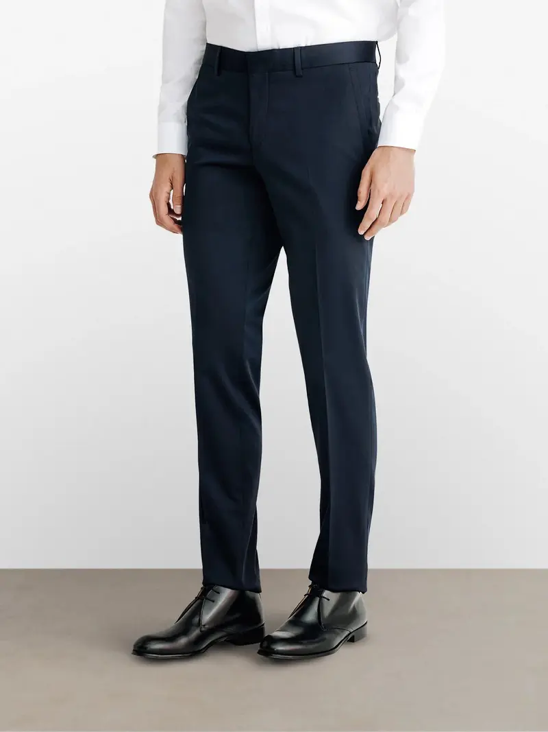 Pantalon ville séparable tissu technique marine