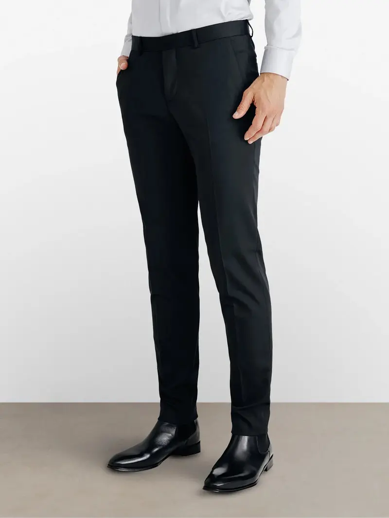 Pantalon ville séparable tissu technique noir