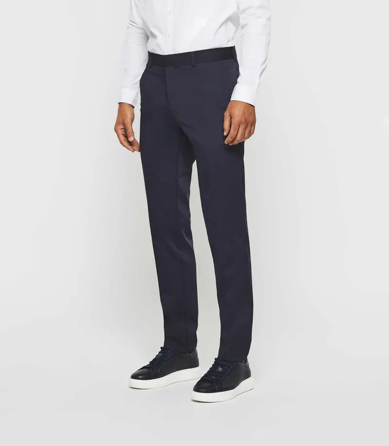 Pantalon ville tissu technique bleu BIONACOUT