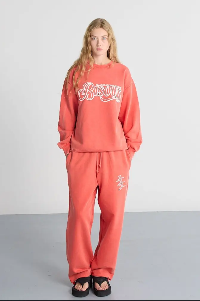 Pants Cigarette Washed Red