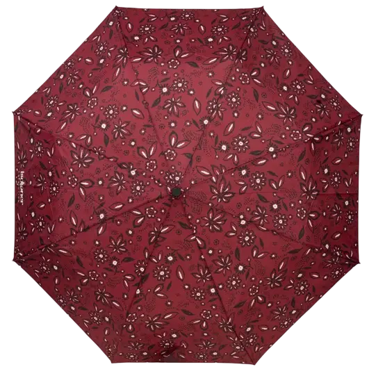 Parapluie canne X-TRA solide Isotoner Bandana Bordeaux