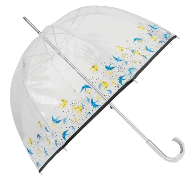 Parapluie Cloche Transparent Isotoner Hirondelle