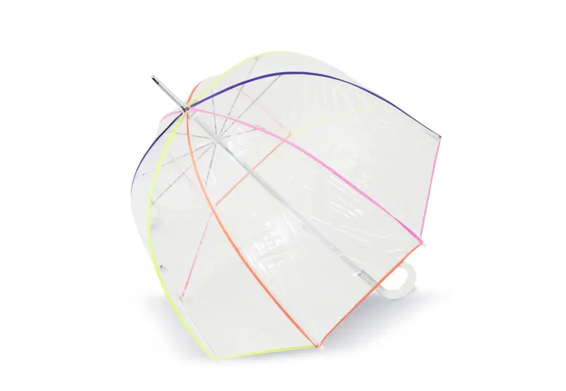 Parapluie Cloche Transparent Isotoner Néon