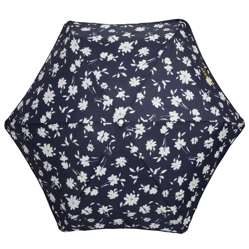 Parapluie X-TRA Solide Alpha Isotoner Fleur Marine