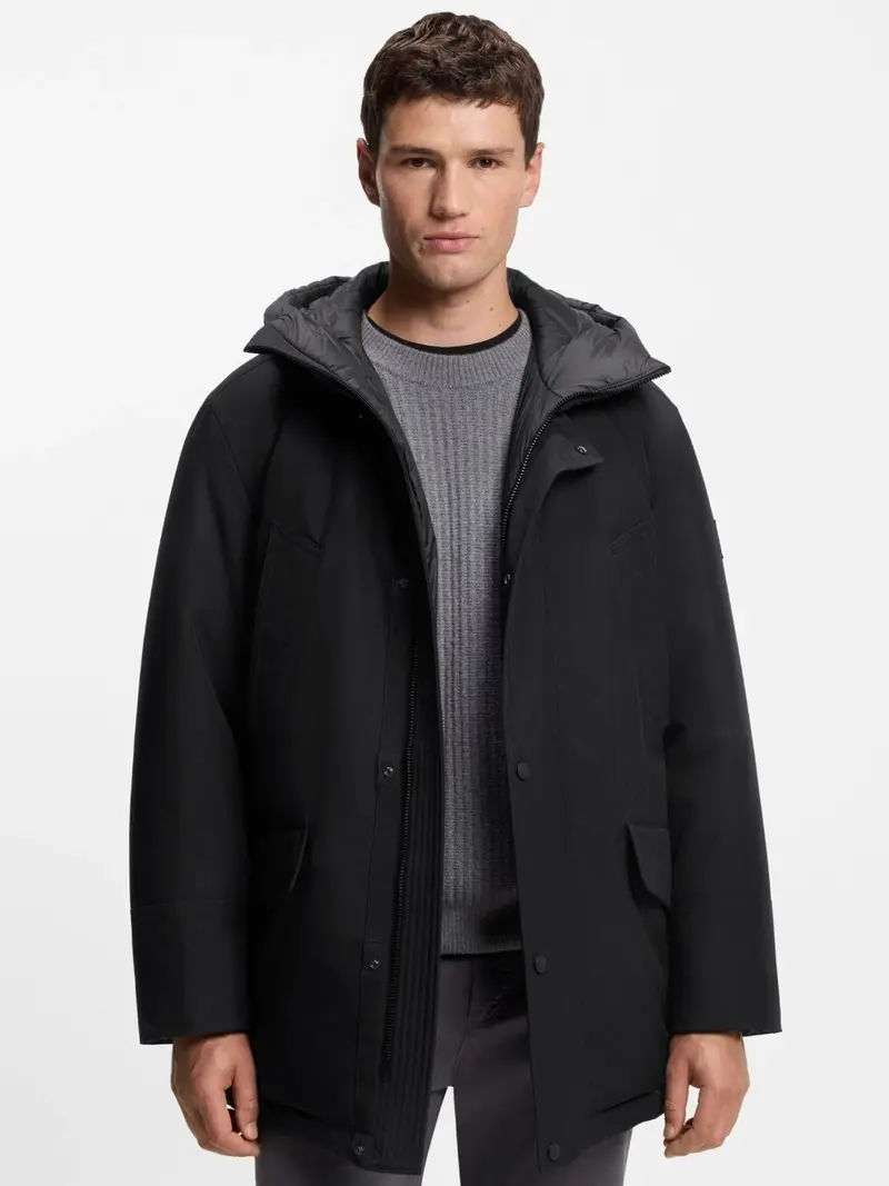 Parka déperlante BOSS noire