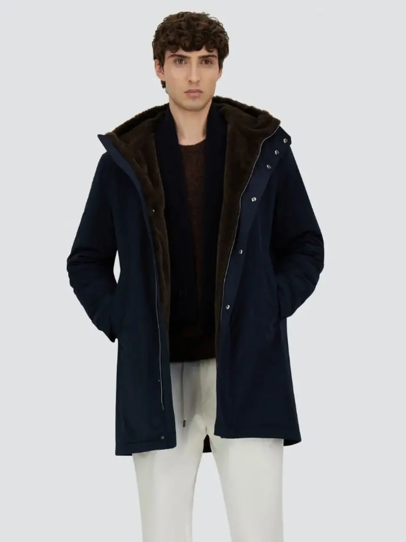 Parka imperméable Herno marine