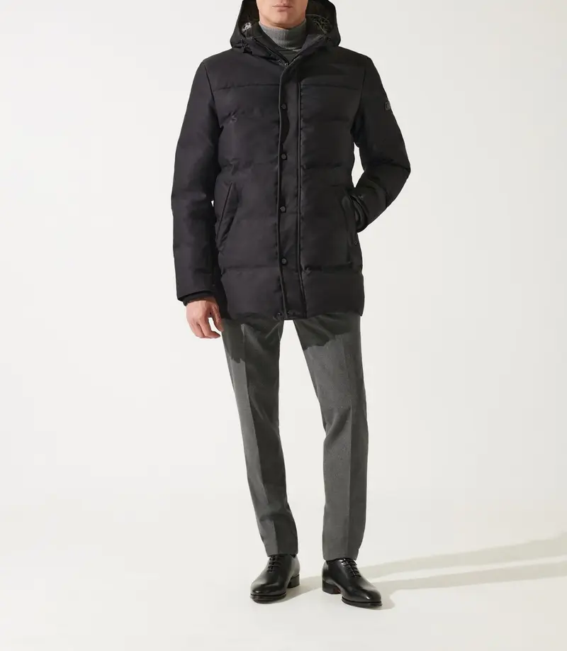 Parka longue matelassée noir MIKITA
