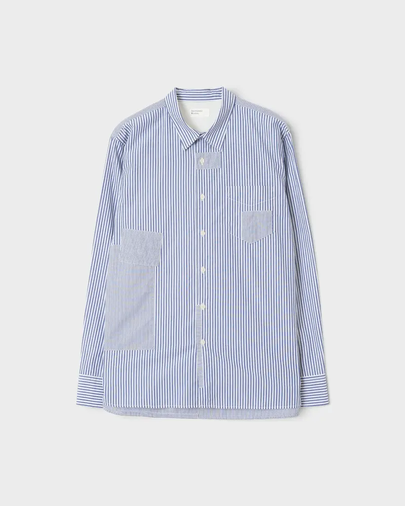 Patched Lazy Day Shirt Queens Cotton Navy