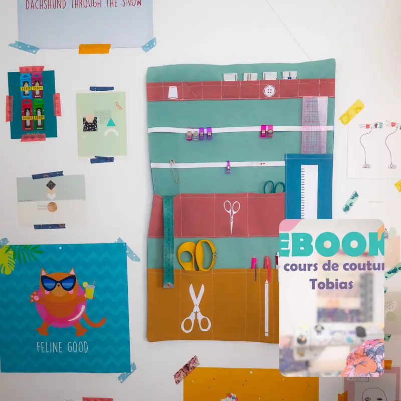 Patron Organiseur de bureau Tobias (PDF + ebook)