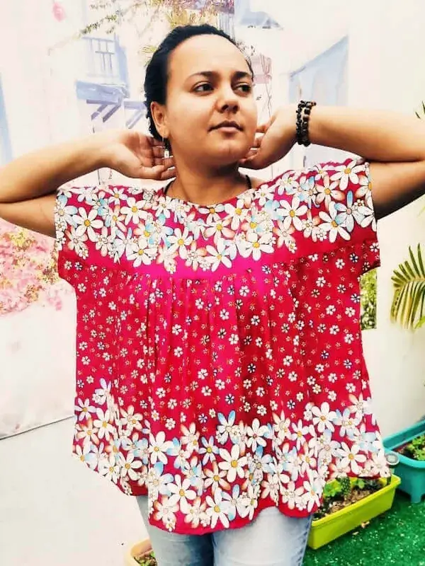 Patron PDF Blouse Matcha du 36 au 50