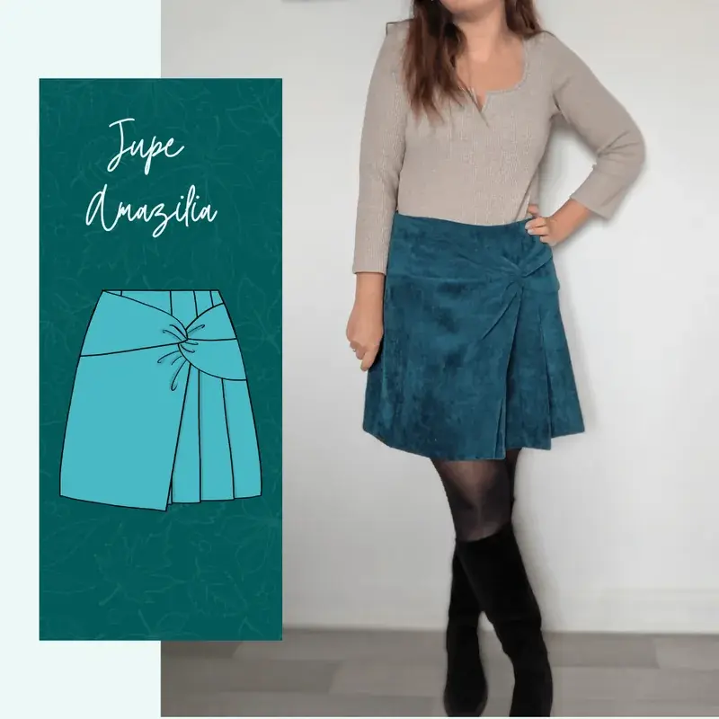 Patron PDF Jupe Amazilia du 32 à 52