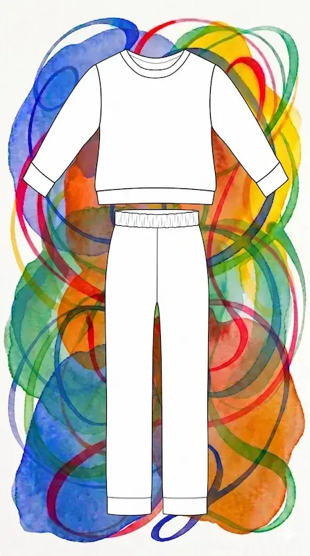 Patron PDF Pyjama Enfant Chaource de 2 à 10 ans