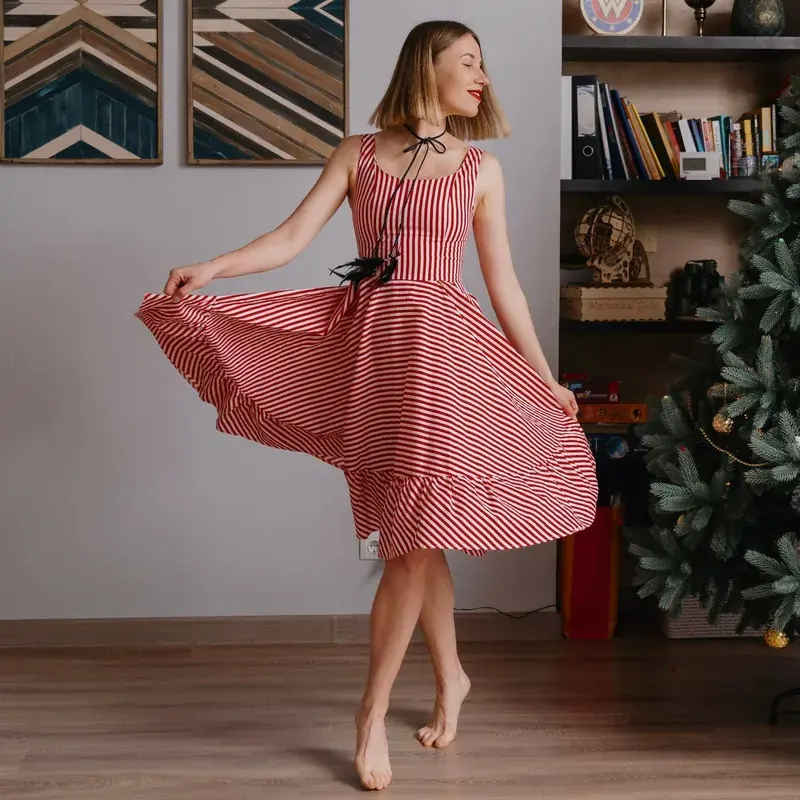 Patron PDF Robe à bretelles Candy du XS au L