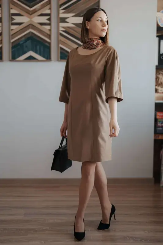 Patron PDF Robe courte droite Sofia du XS au XL
