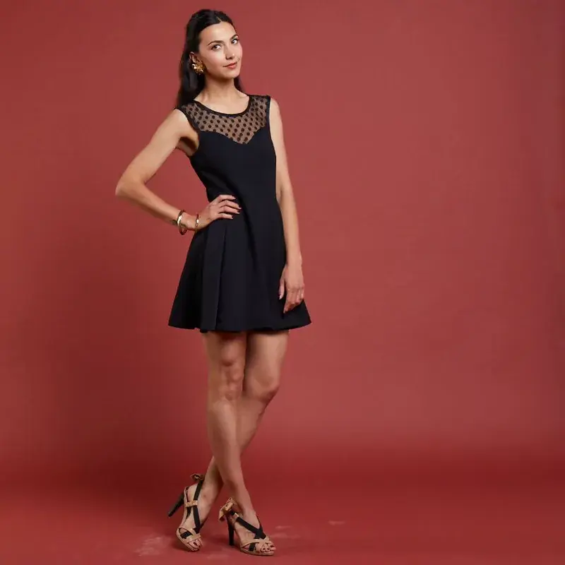 Patron PDF Robe courte La Coquette du 34 au 48