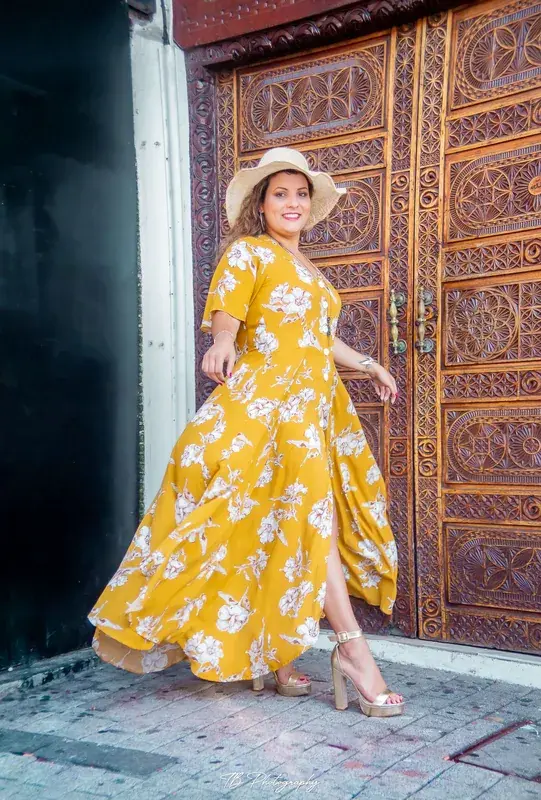 Patron PDF Robe longue boutonnée Aédé du 36 au 50