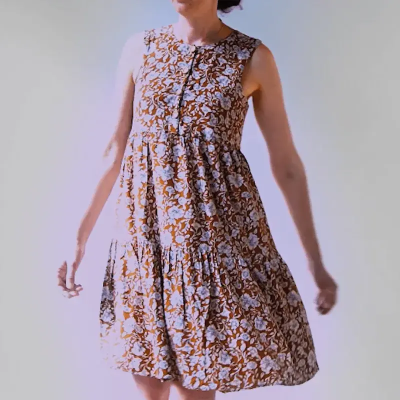 Patron PDF Robe ou Top Sorolla du 34 au 52