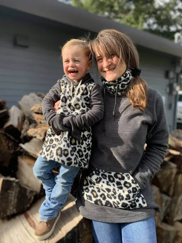 Patron PDF Robe Sweat Mère Fille Mila