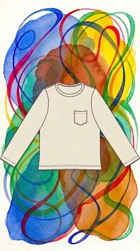 Patron PDF T-Shirt Manches Longues pour Enfant (2 à 9 ans)