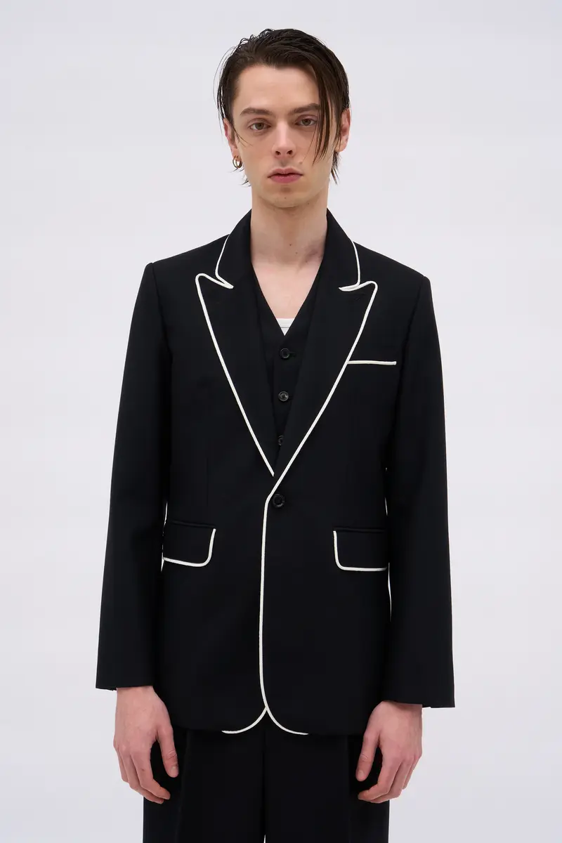 Paul & Joe Cady wool "smoking" suit jacket Boby