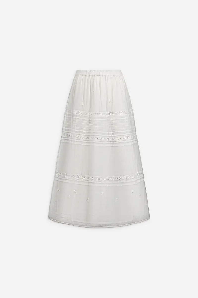 Paul & Joe Fully hand-embroidered skirt  JANE