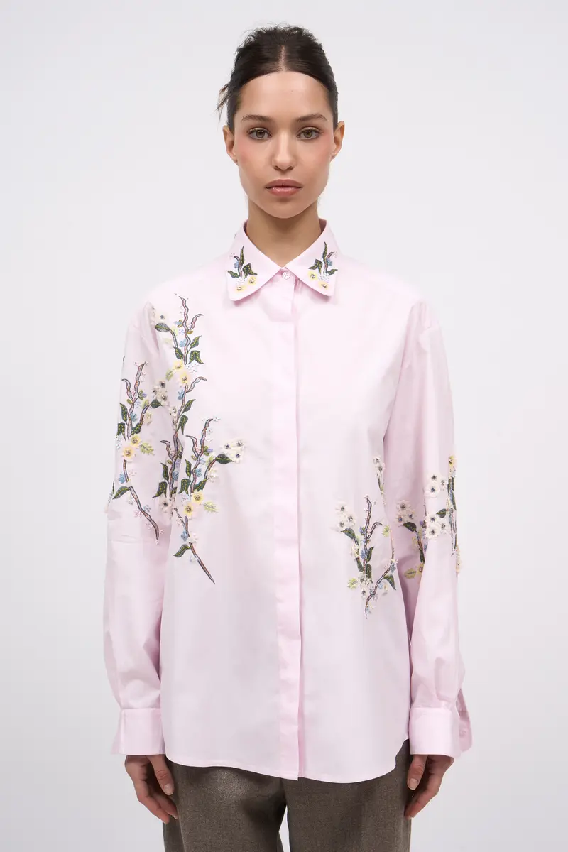 Paul & Joe YFLORA Cotton poplin shirt