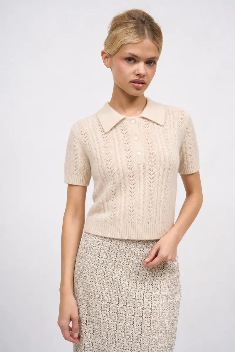 Paul & Joe YMARIO Cashmere blend polo shirt