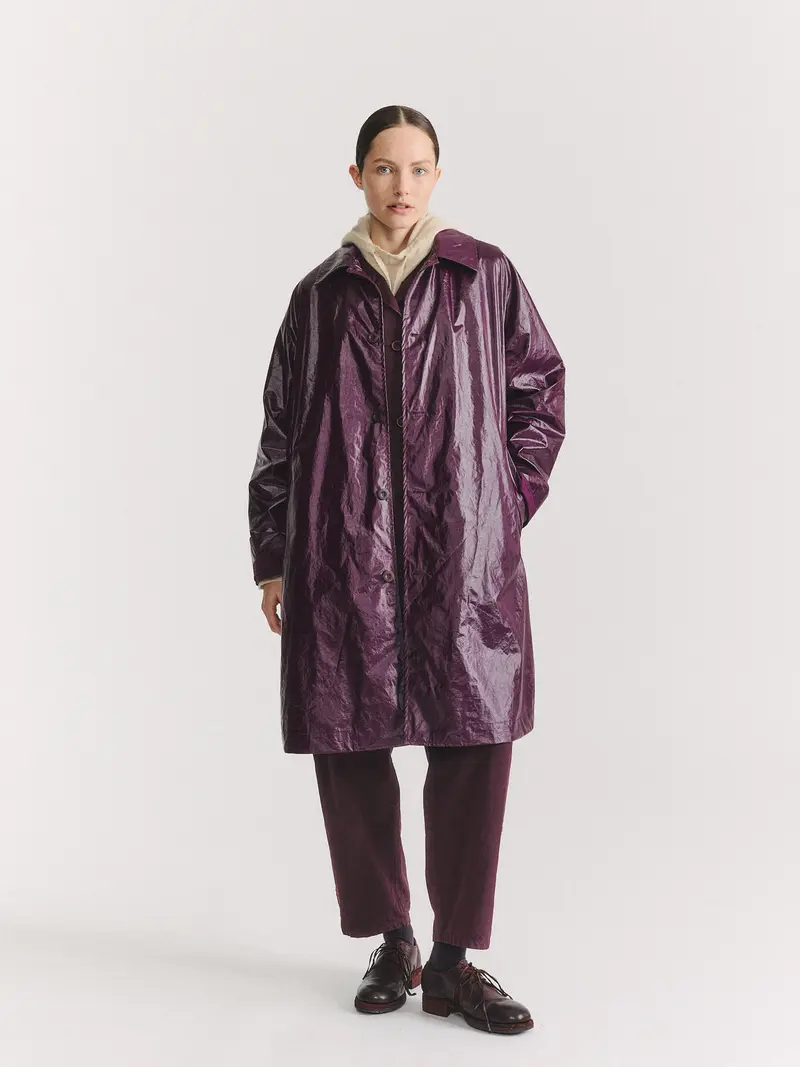 PECHE COAT - RAIN - BLACKBERRY