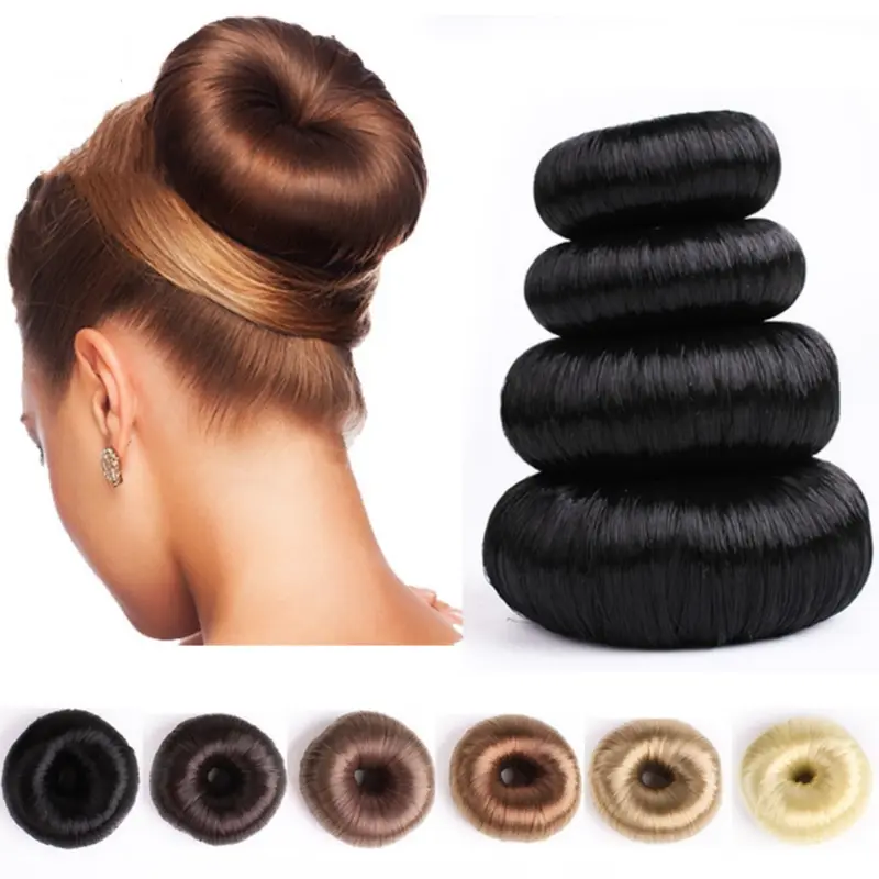Perruque Chignon Donut Femme – Accessoire Coiffure Tendance pour Coiffure Relevée & Updo