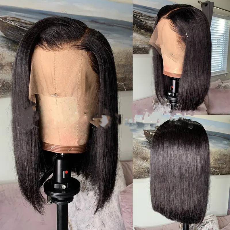 Perruque synthétique coupe au carré – Lace front