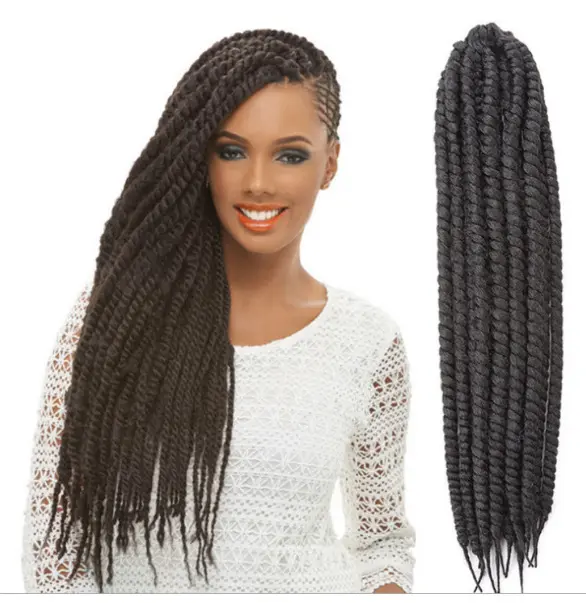 Perruque Tresses Africaines Femme – Style Bohème & Tendance