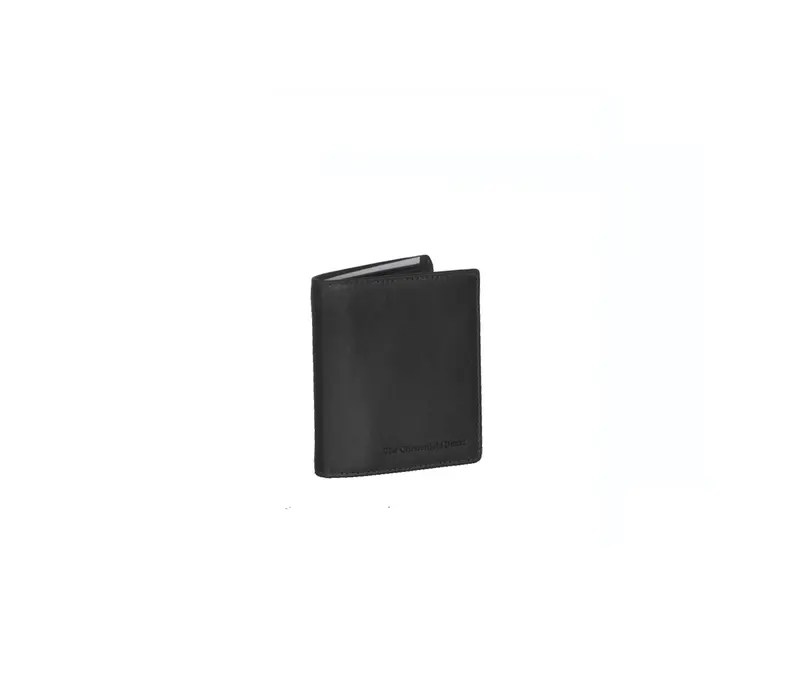 Petit portefeuille en cuir Chesterfield-Carl Noir