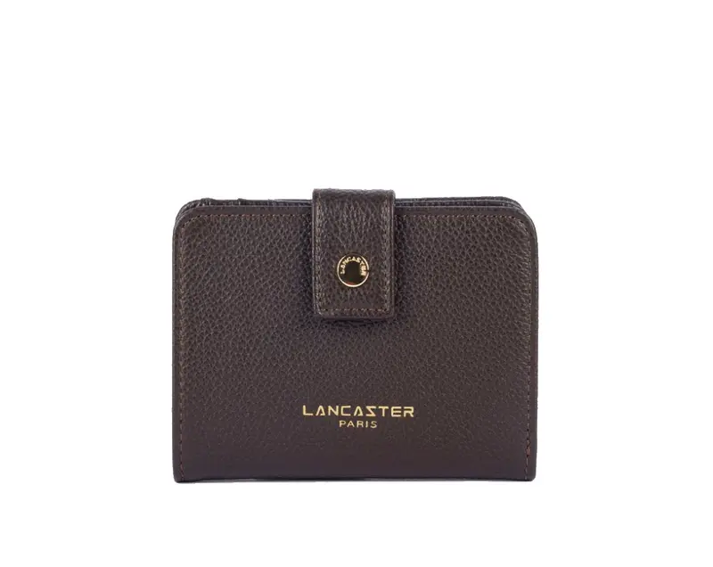 Petit portefeuille Milano Ana Lancaster Marron