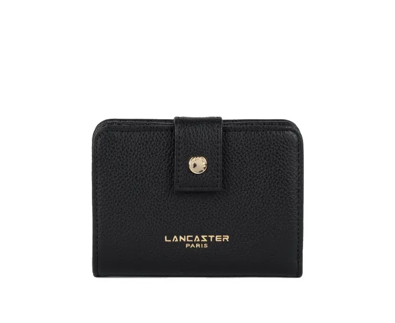 Petit portefeuille Milano Ana Lancaster Noir