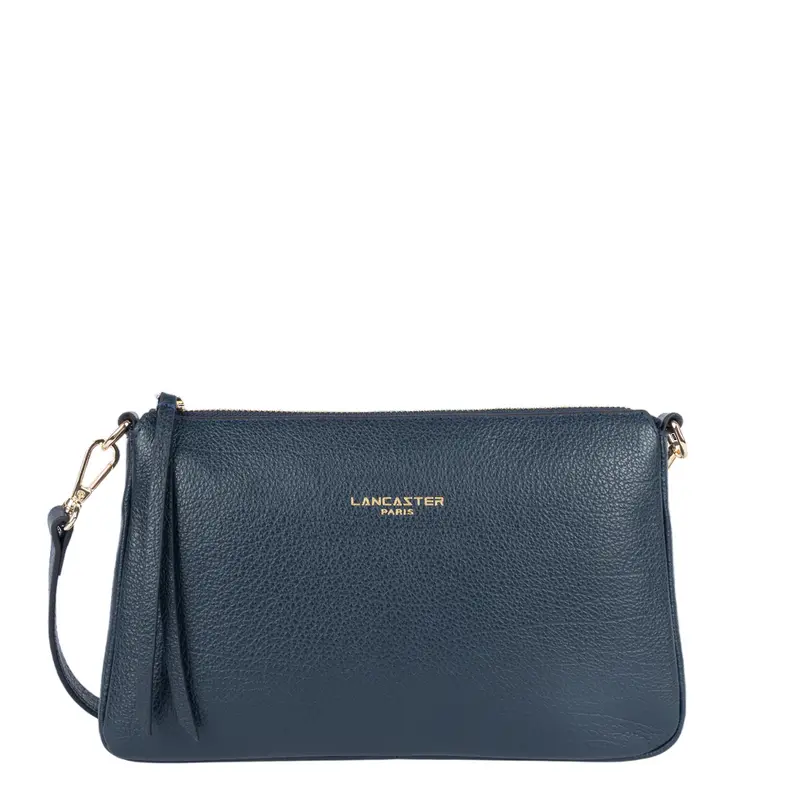 Petit sac à main en cuir Dune Lancaster Bleu Foncé