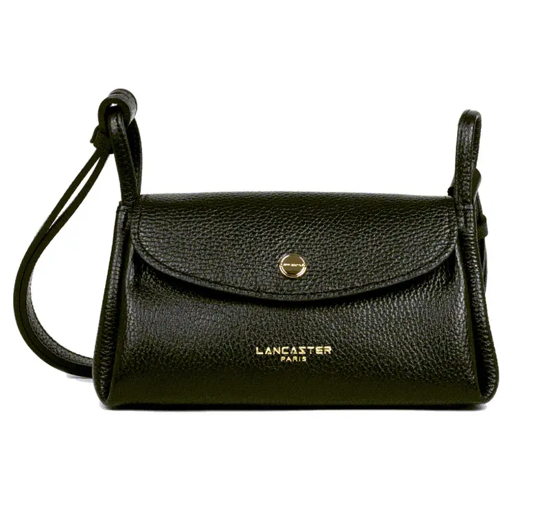 Petit sac à main en cuir Lancaster-Ida Noir