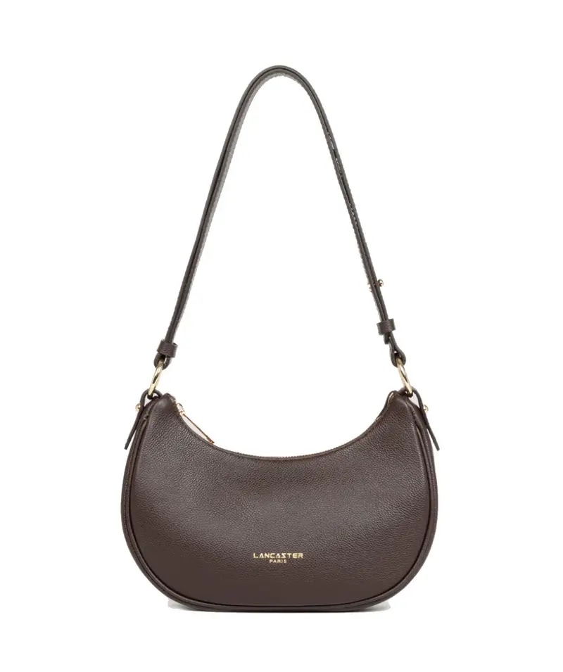 Petit sac besace en cuir Lancaster-Aria Marron