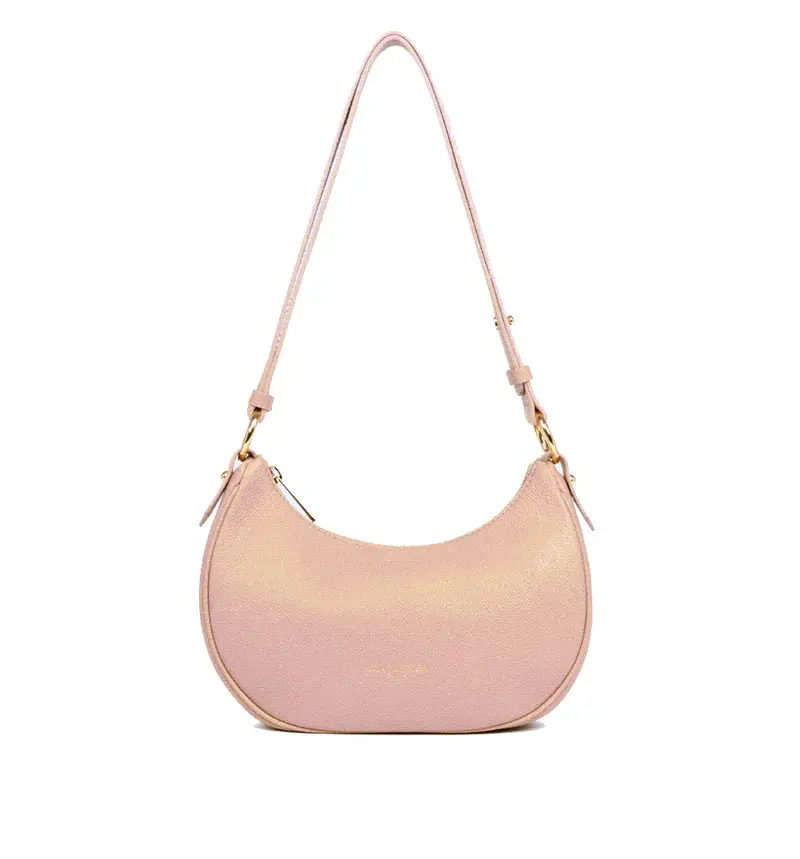 Petit sac besace en cuir Lancaster-Aria Nude