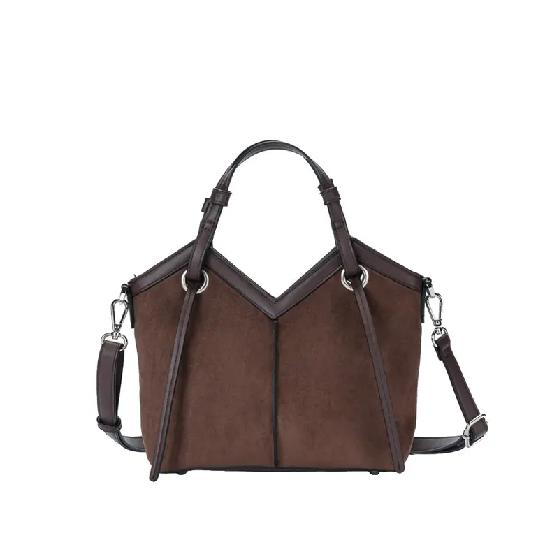 Petit sac cabas Captivante Chocolat Mac Alyster