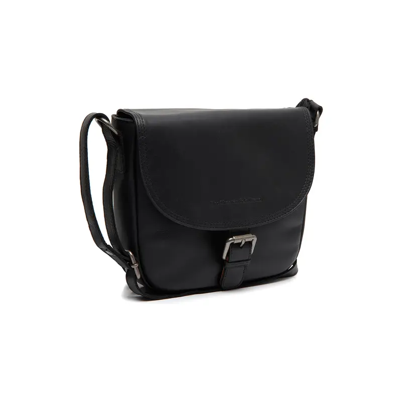 Petite besace en cuir Chesterfield-Lucian Noir