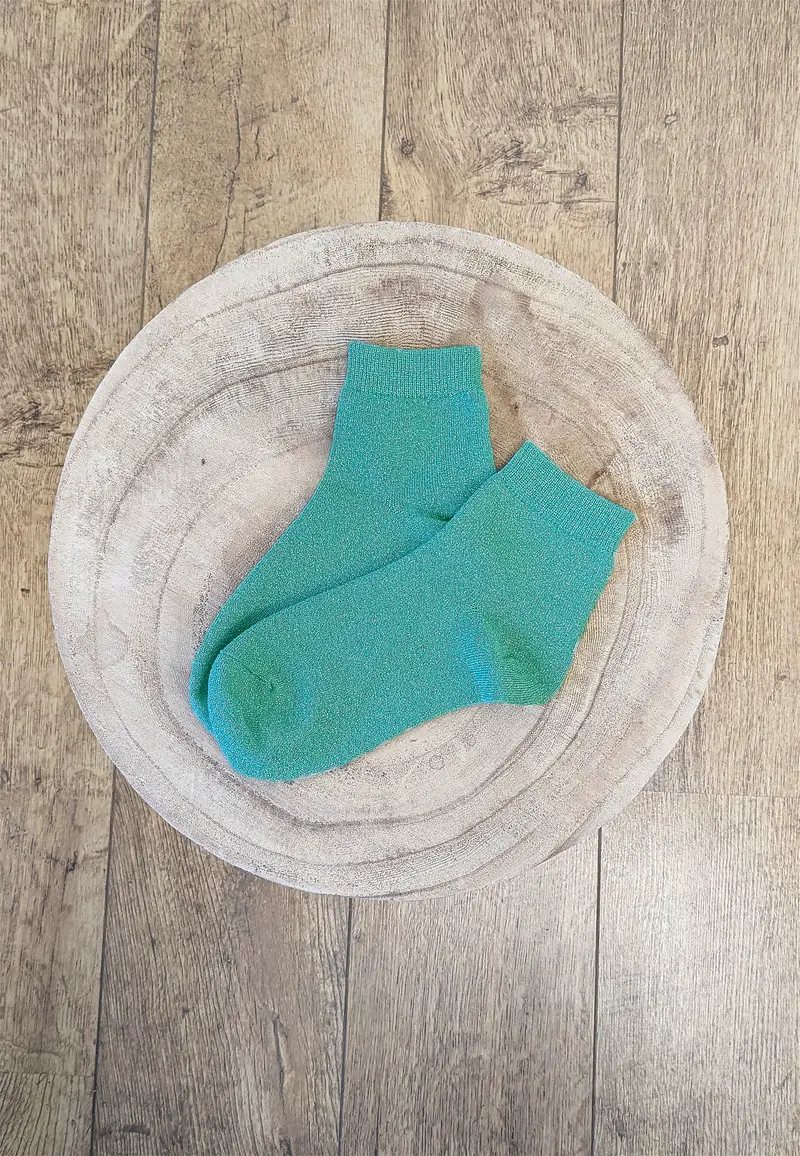 PHILOMENE - Chaussettes Turquoise