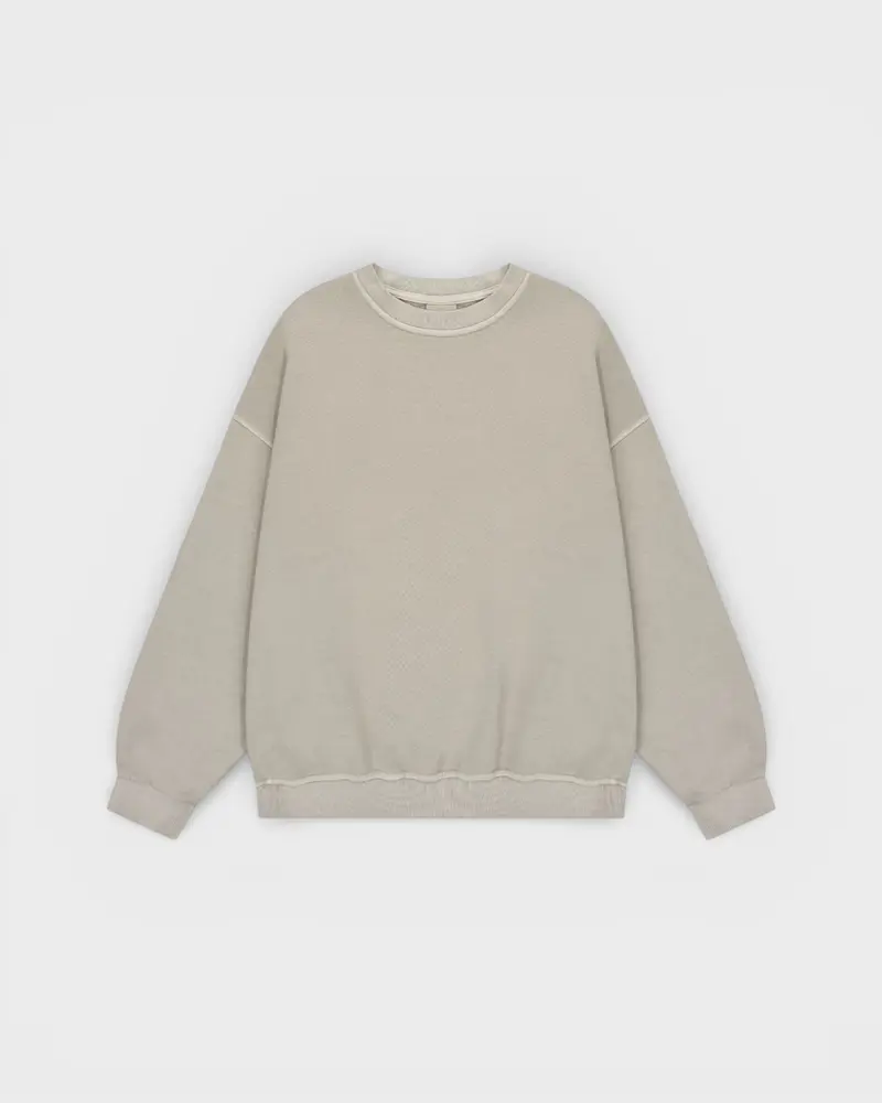 Pigment Sweat Shirt Cream