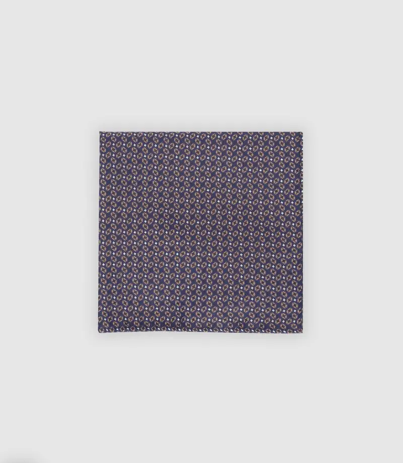 Pochette avec motifs marine