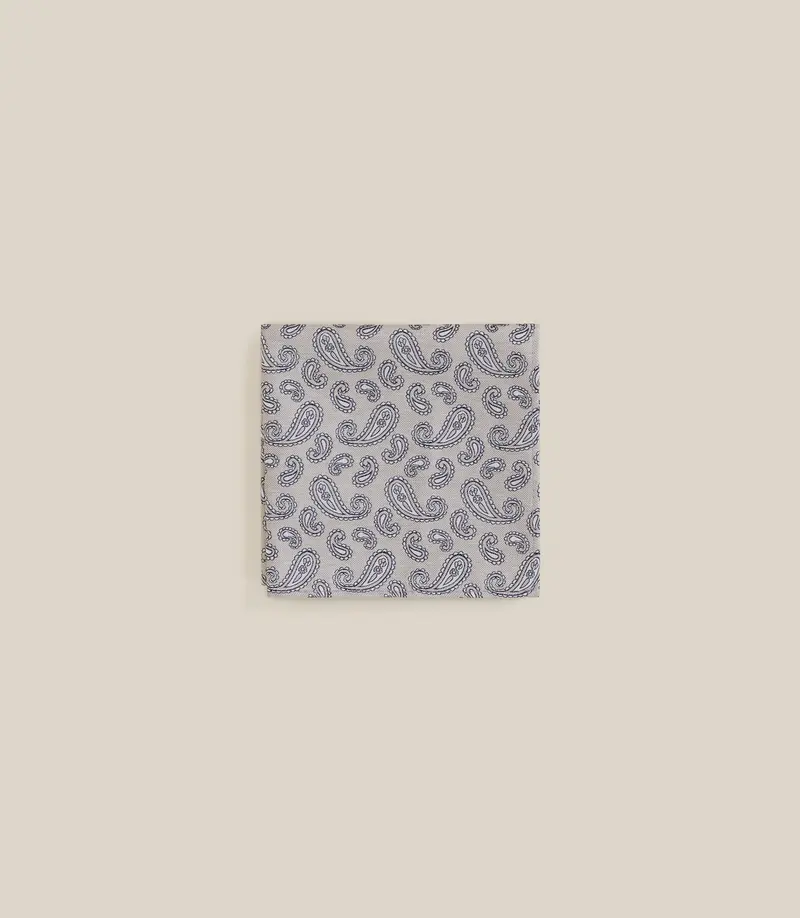 Pochette paisley beige