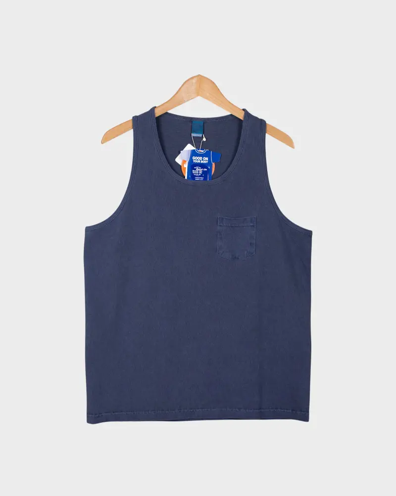 Pocket Tank Top P-Navy