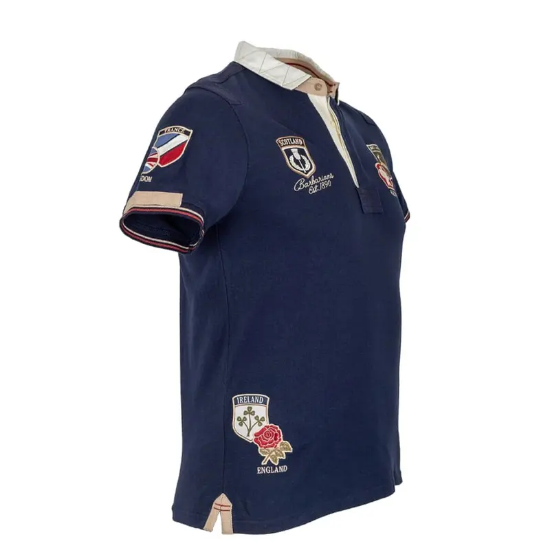 Polo Barbarians multi-nation bleu marine