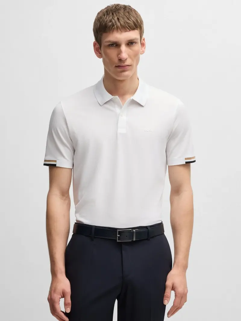 Polo BOSS blanc