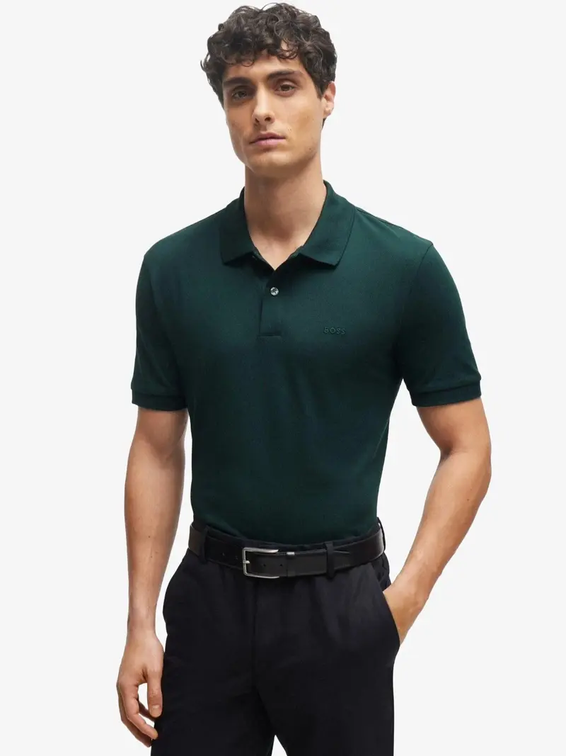 Polo BOSS vert