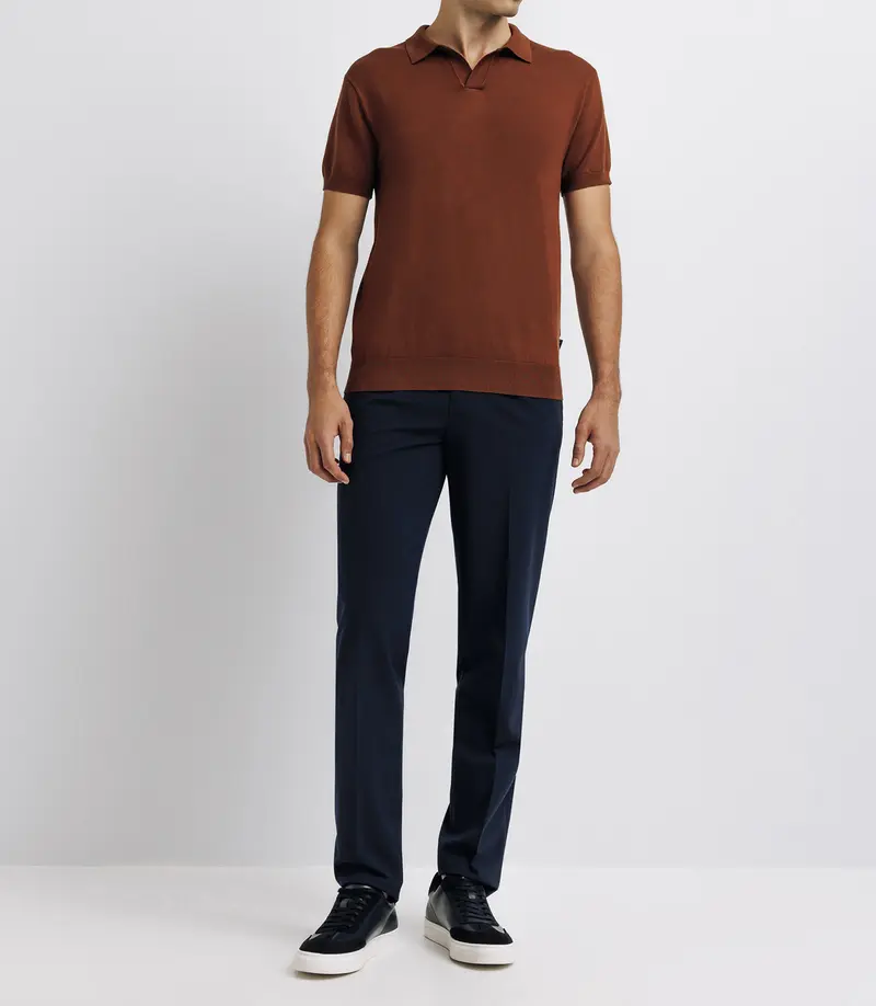 Polo en maille truffe